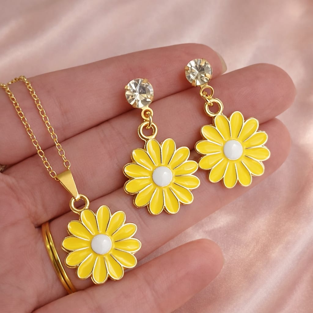 Conjunto Flor Margarida
